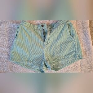RVCA High Waist Women Shorts - Light Green
